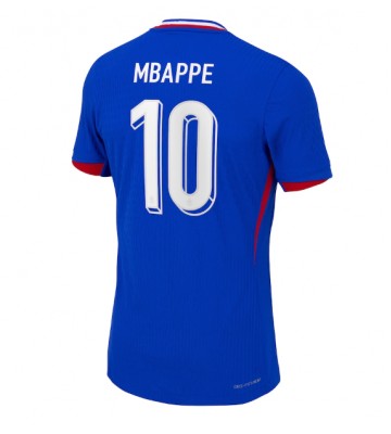 Frankrig Kylian Mbappe #10 Hjemmebanetrøje EM 2024 Kort ærmer